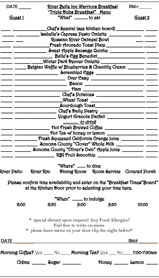 &#8220;The RBI Experience&#8221;, The River Belle Inn